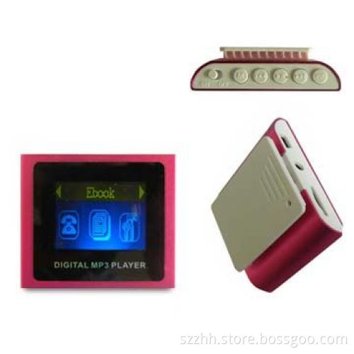 Flash MP3 Player with microSD Card Slot, Supports Up to 32GB TF Card